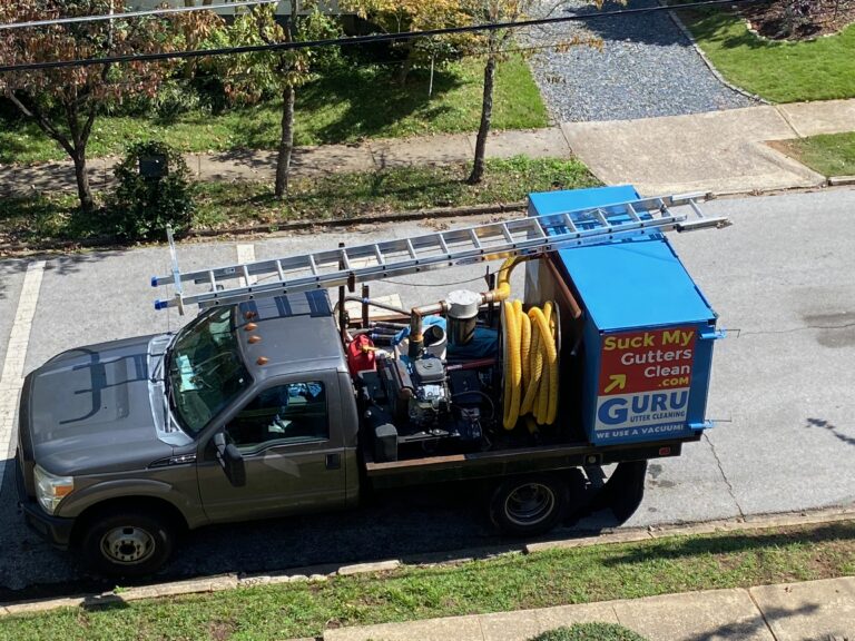 Gutter Truck From Above
