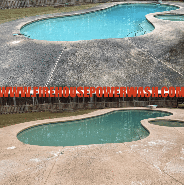 Pool Deck Cleaning
