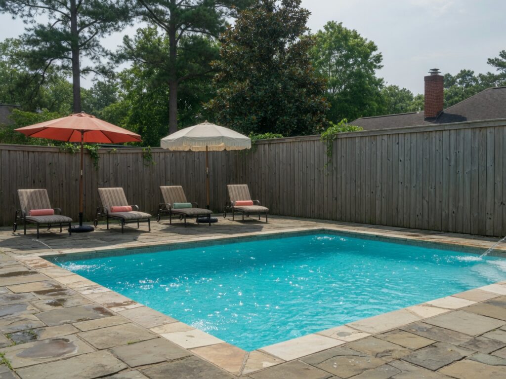 Backyard pool by the hour