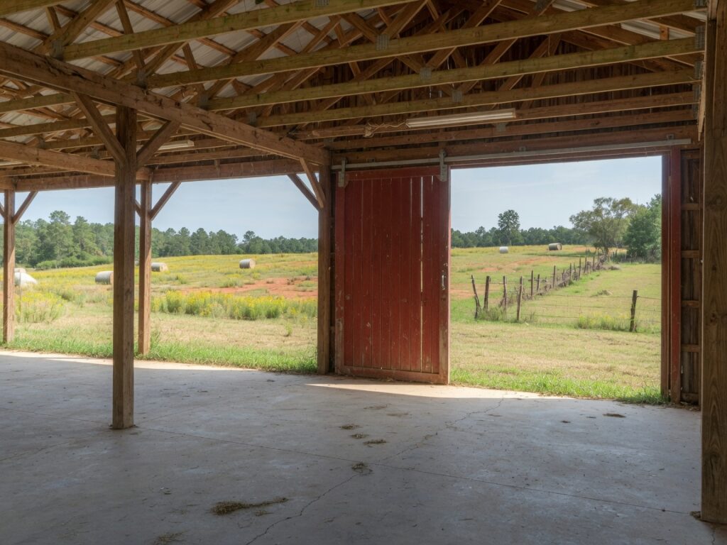Barn storage bay