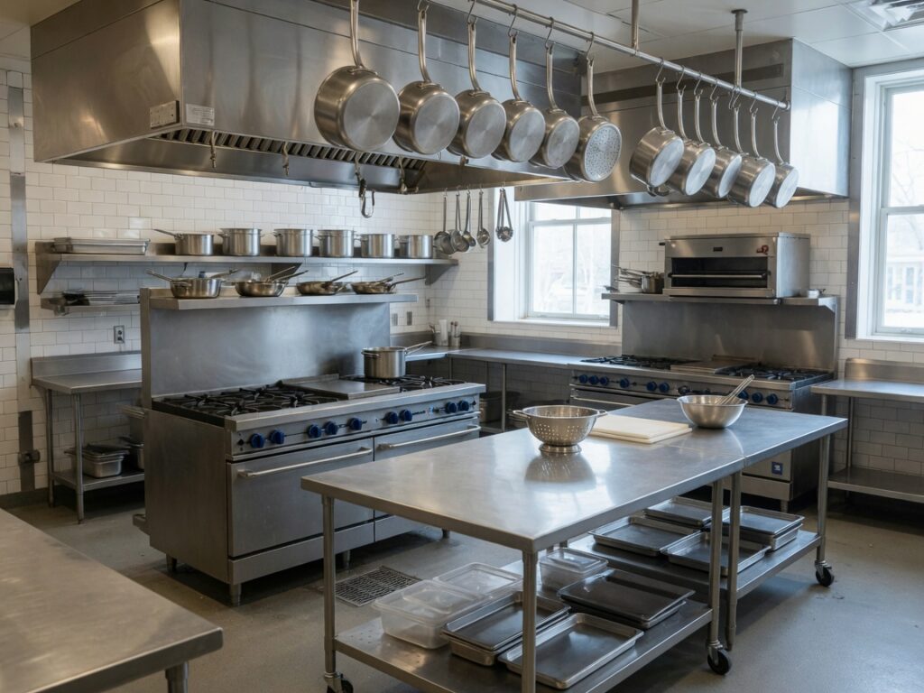 Commercial kitchen by the hour