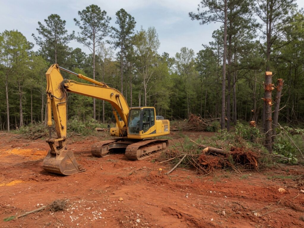 Excavator with operator, full day