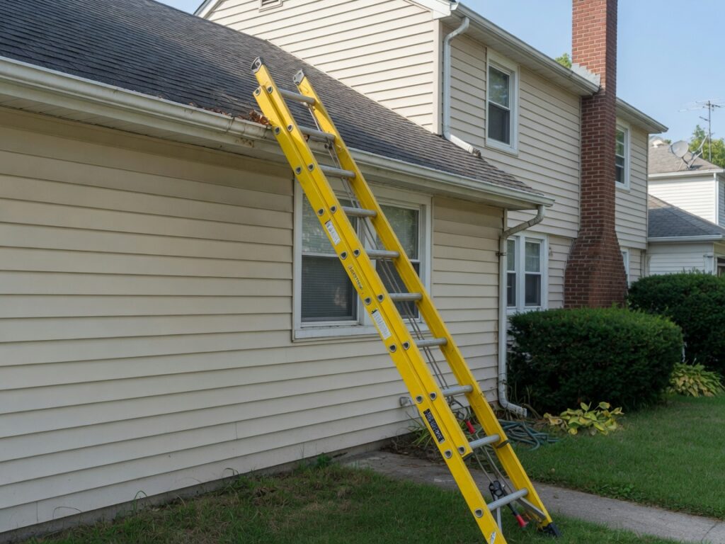 28-ft extension ladder