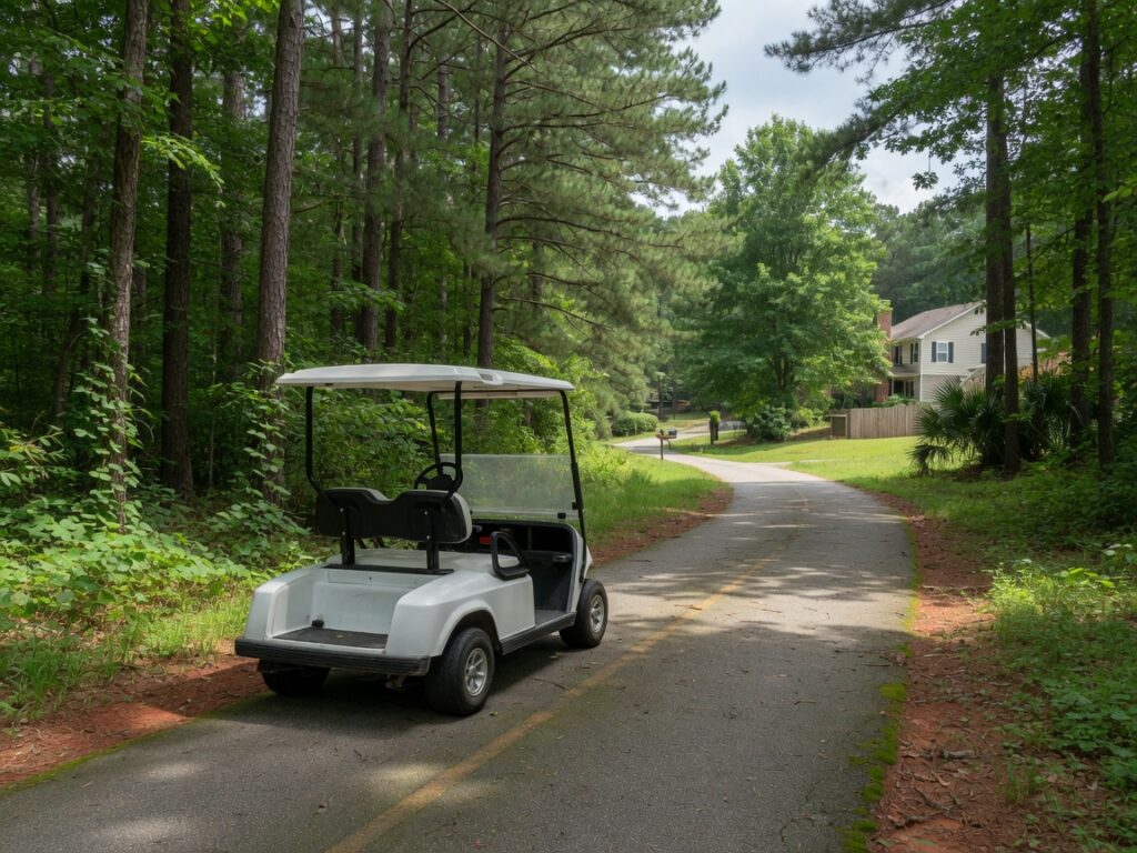 4-seat electric golf cart