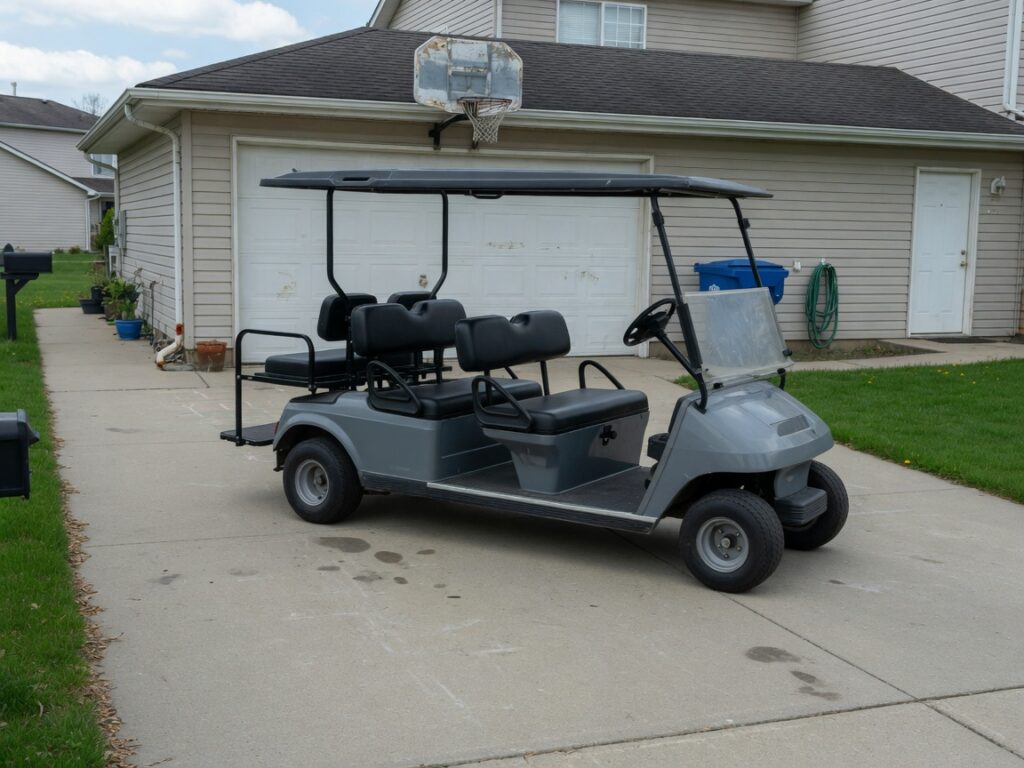 6-seat electric golf cart