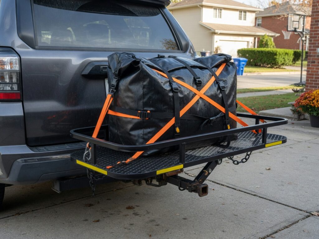 Hitch cargo carrier
