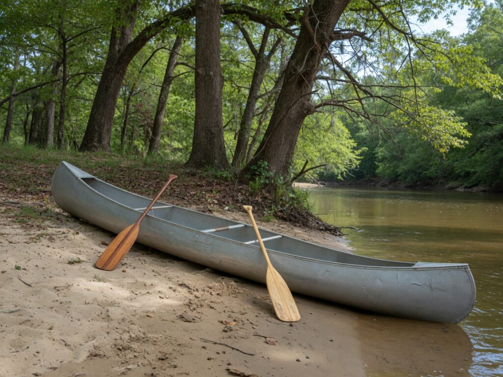 Canoe from a paddling club