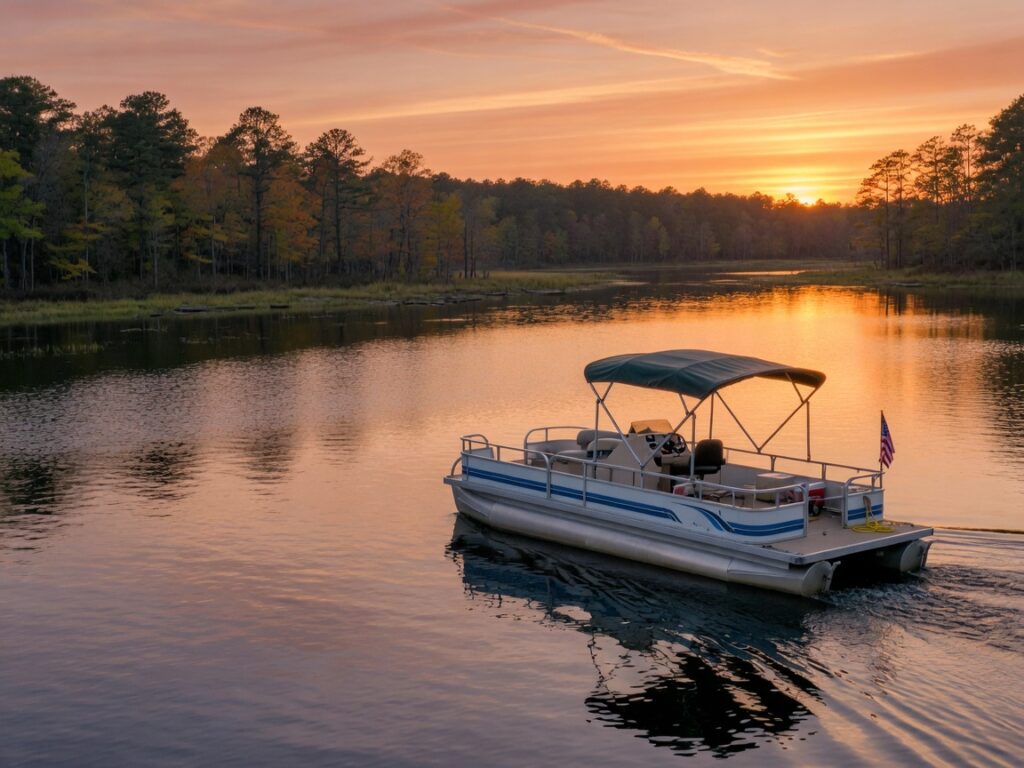 Pontoon cruise with a licensed captain