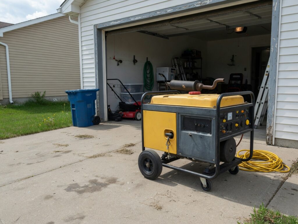 Portable generator, 7,500 watts