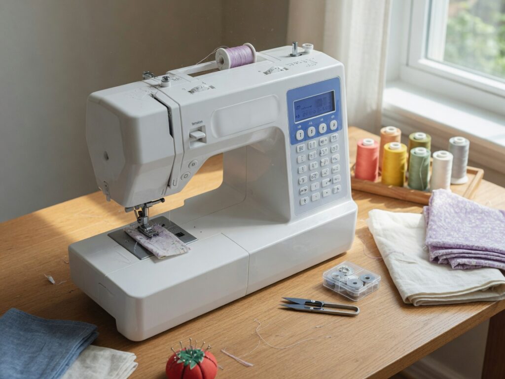 Sewing machine for a project
