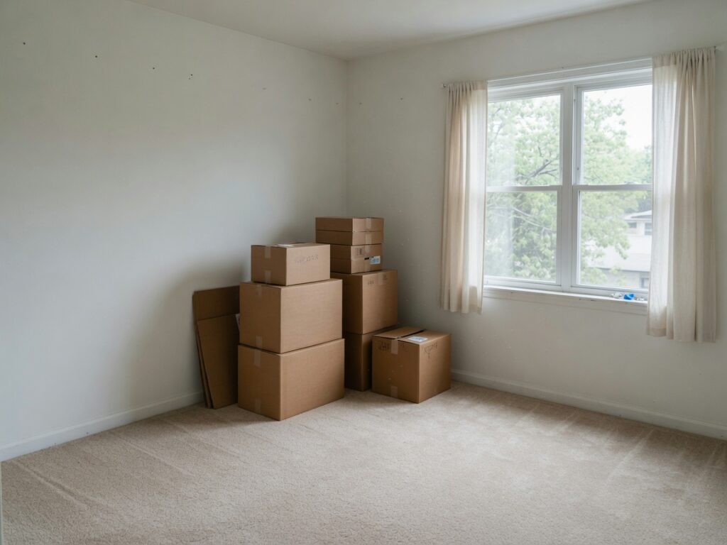 Climate-controlled spare-room storage