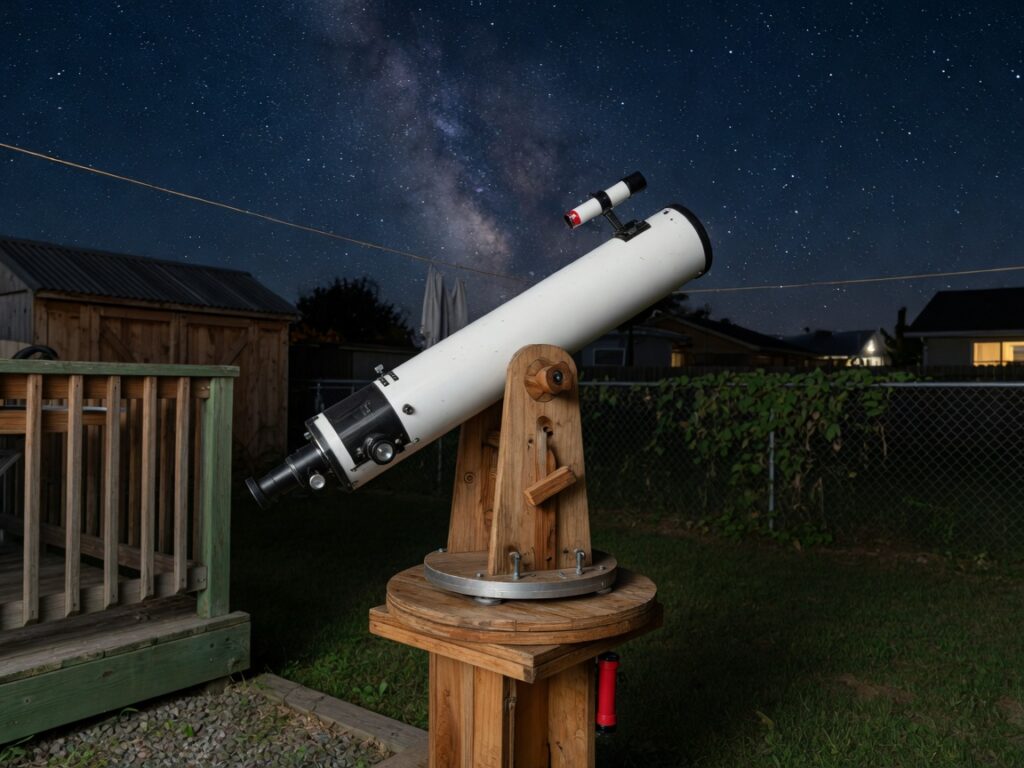 8-inch telescope from an astronomy club