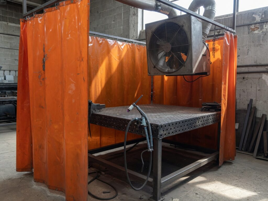 TIG welding booth by the hour