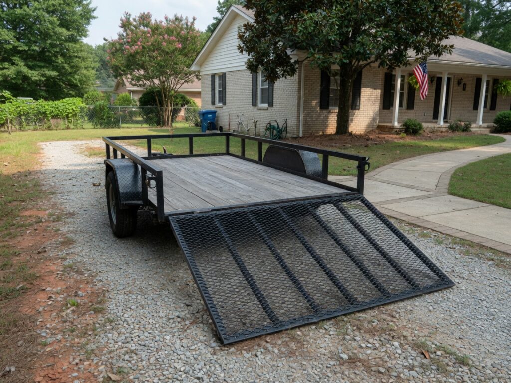 Utility trailer, 5 × 10 ft