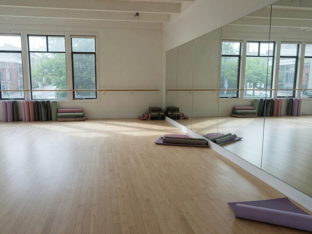 Yoga and dance studio by the hour